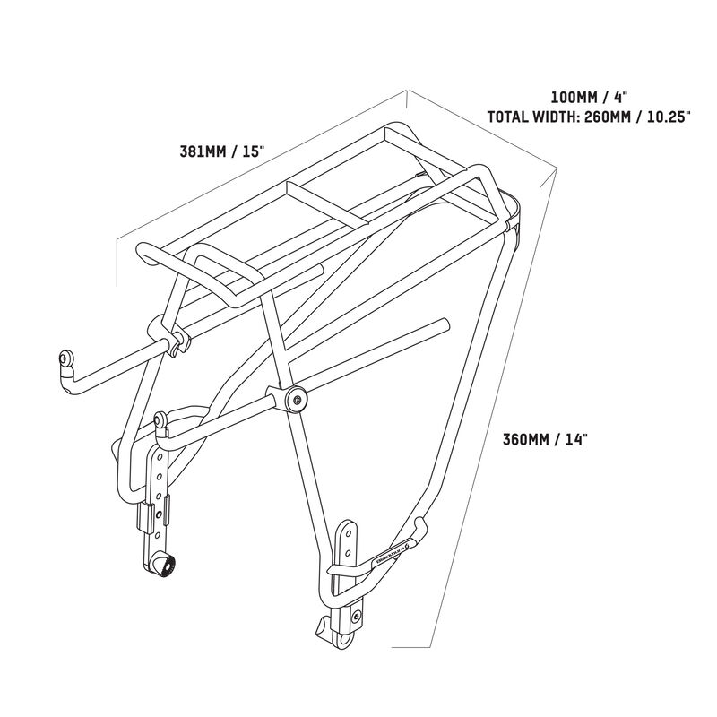 Outpost Rear World Touring Rack