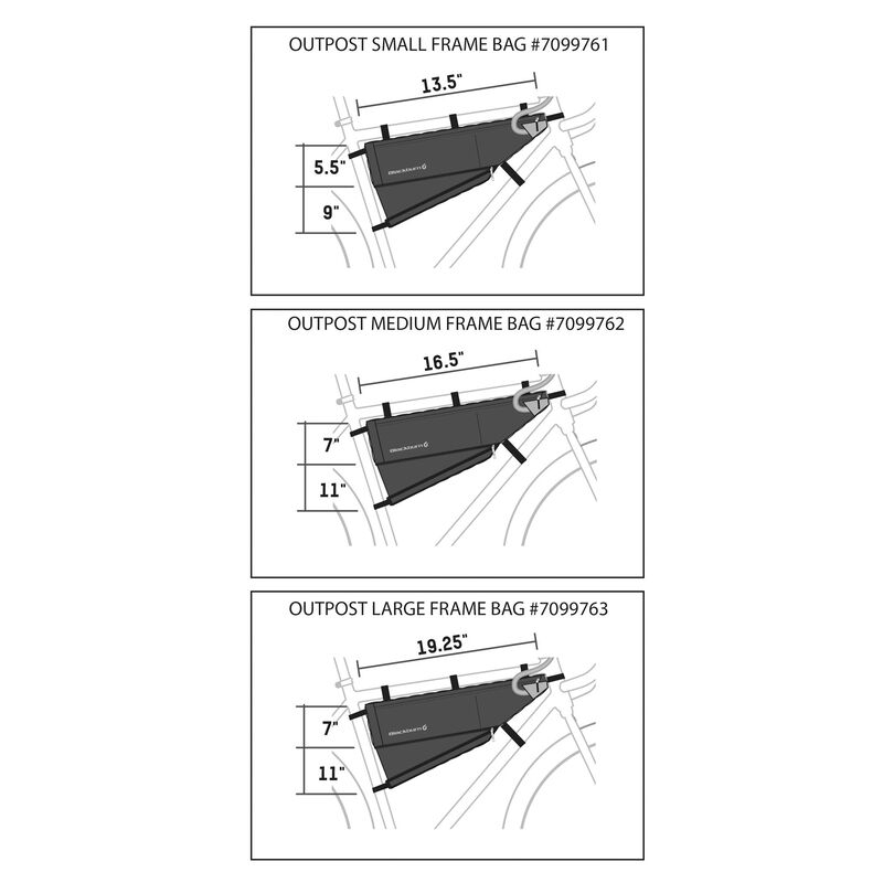 Outpost Frame Bag Large