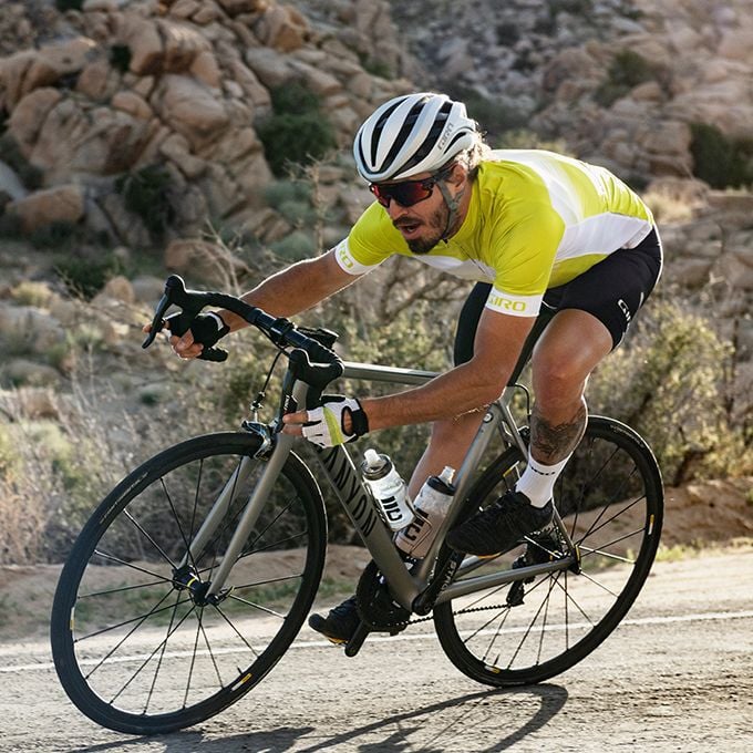 Giro Aether Road Bike Helmet - Matte White/Silver - 88 Cycling