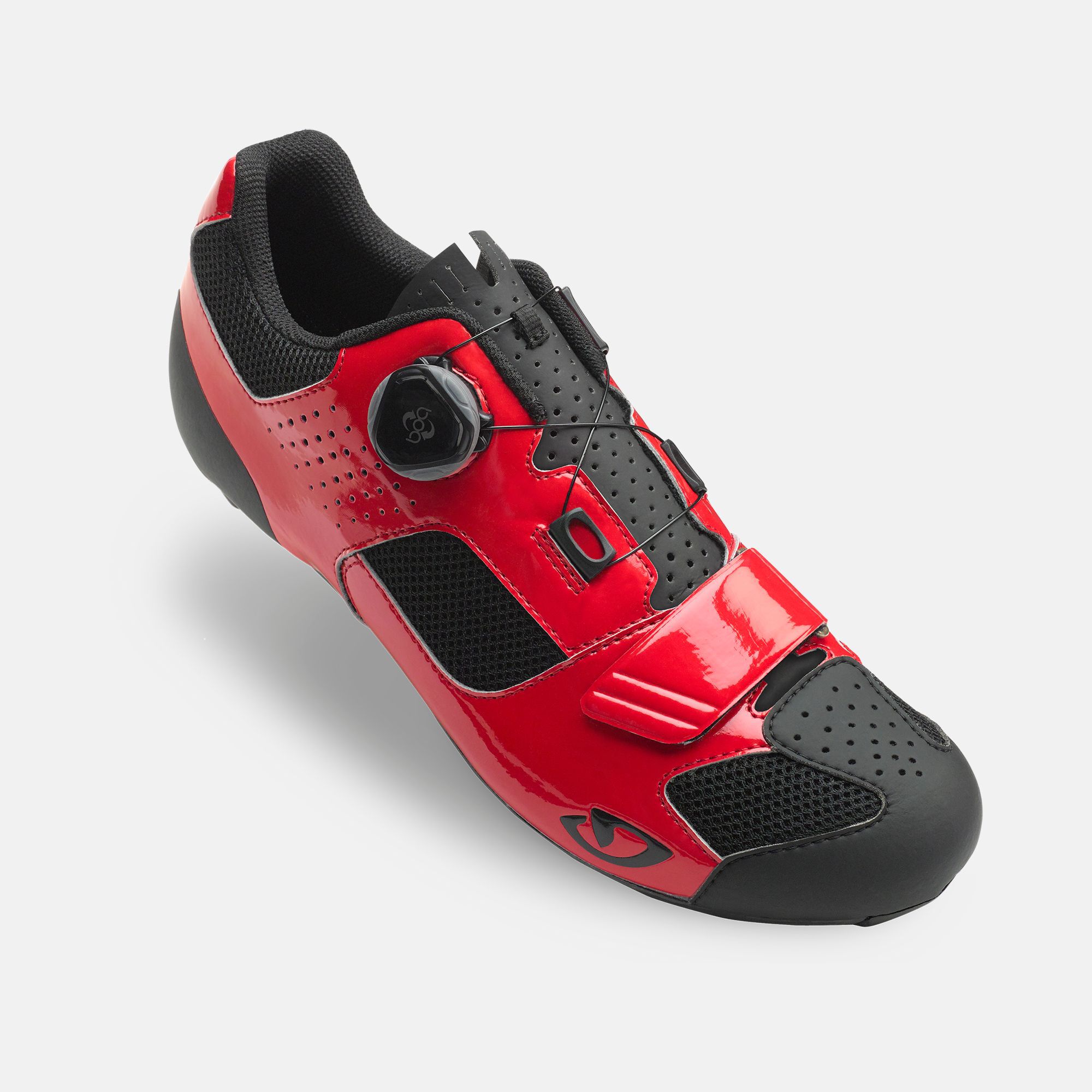 Giro Apeckx II Shoe Mens Black/Bright Red 41.5 