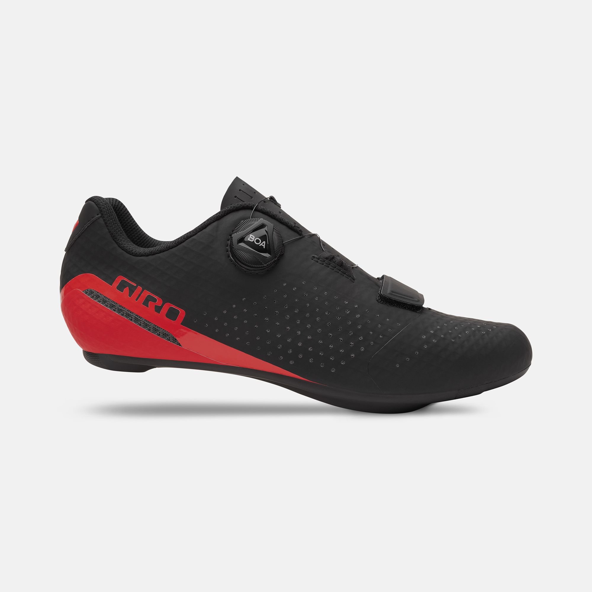 Red and black cycling shoes outlet
