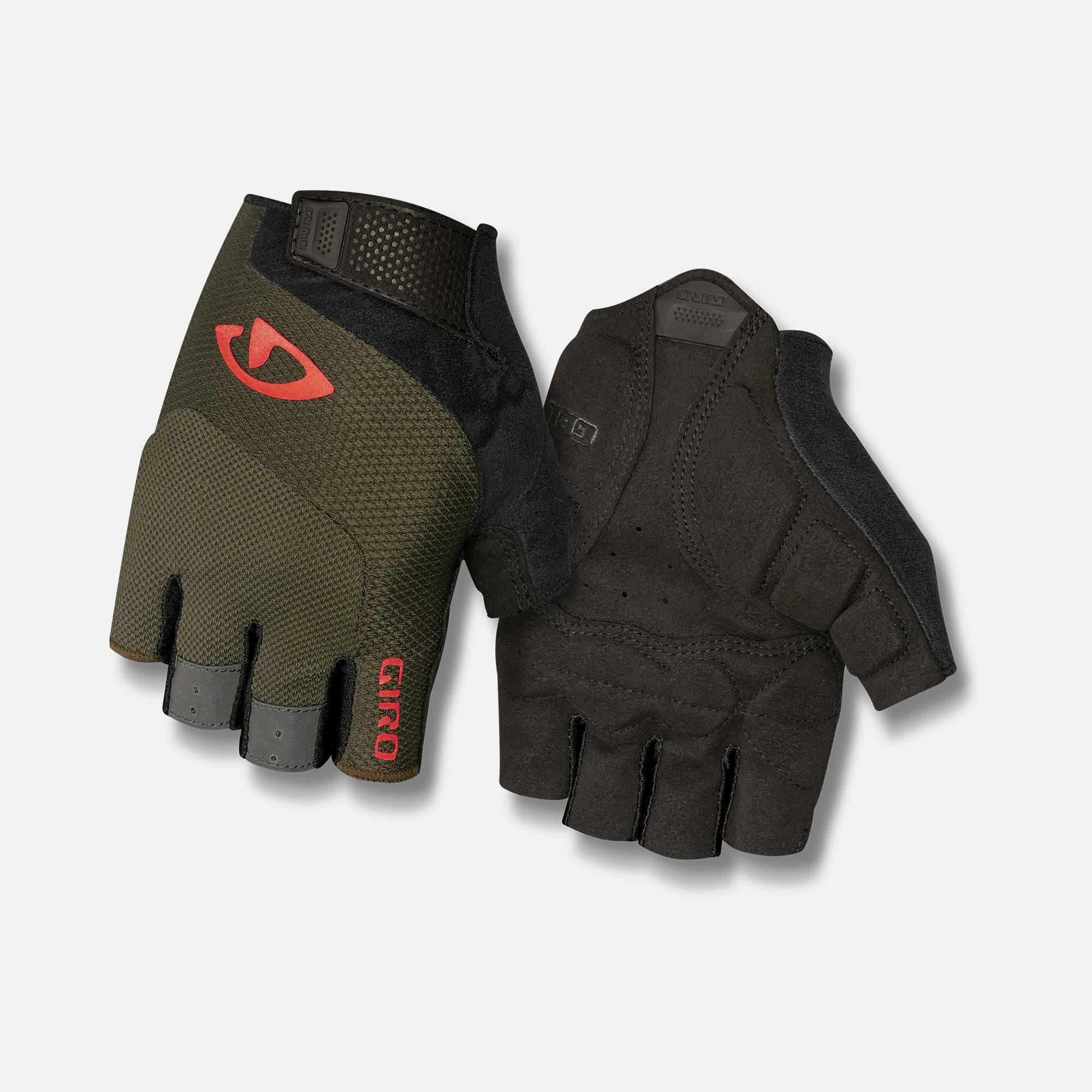 Black x Red Details about   GIRO Bravo Gel Moisture Wicking Bike Short Finger Gloves