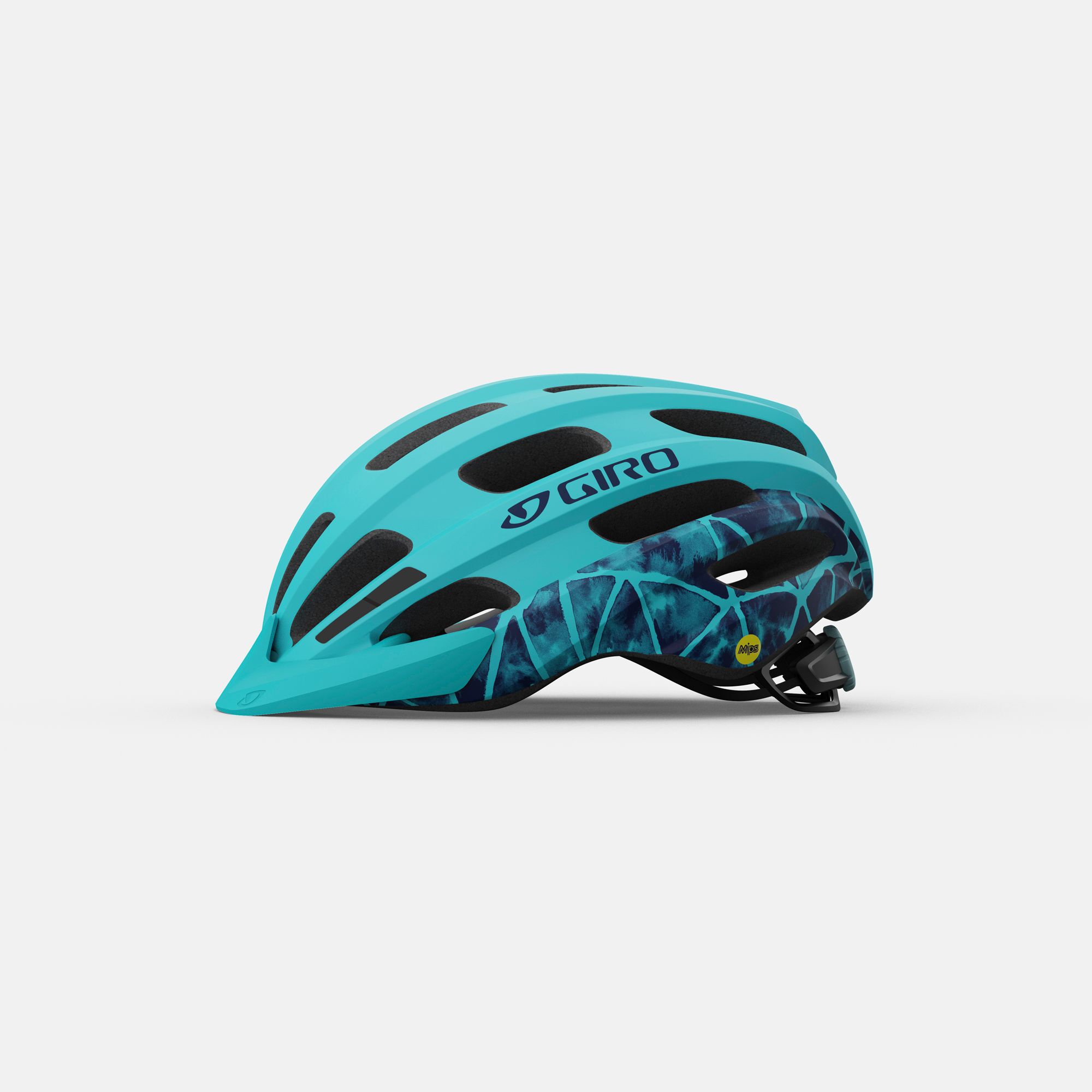Teal womens bike helmet top