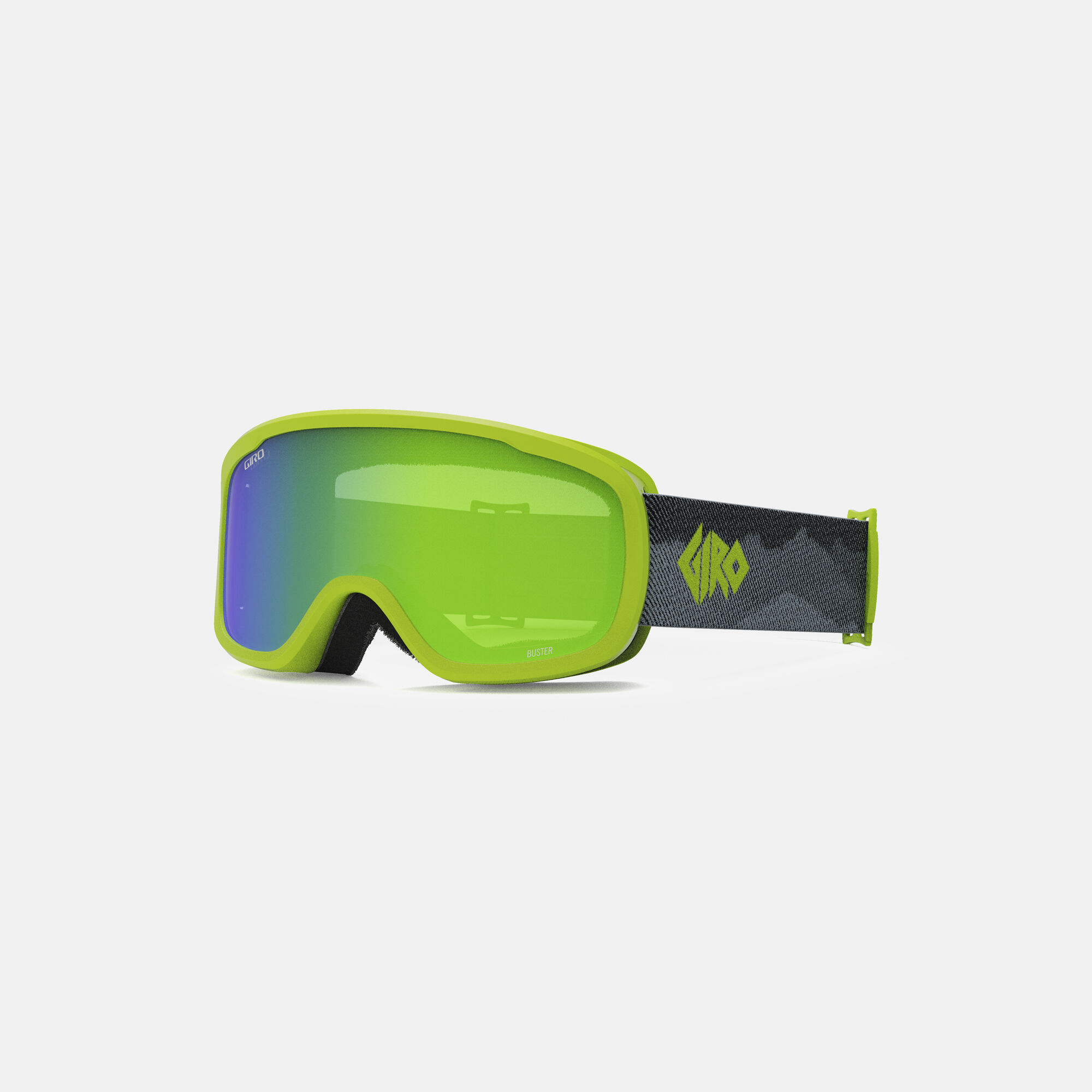 Giro Buster Youth Goggles Ano Lime Linticular Loden Green