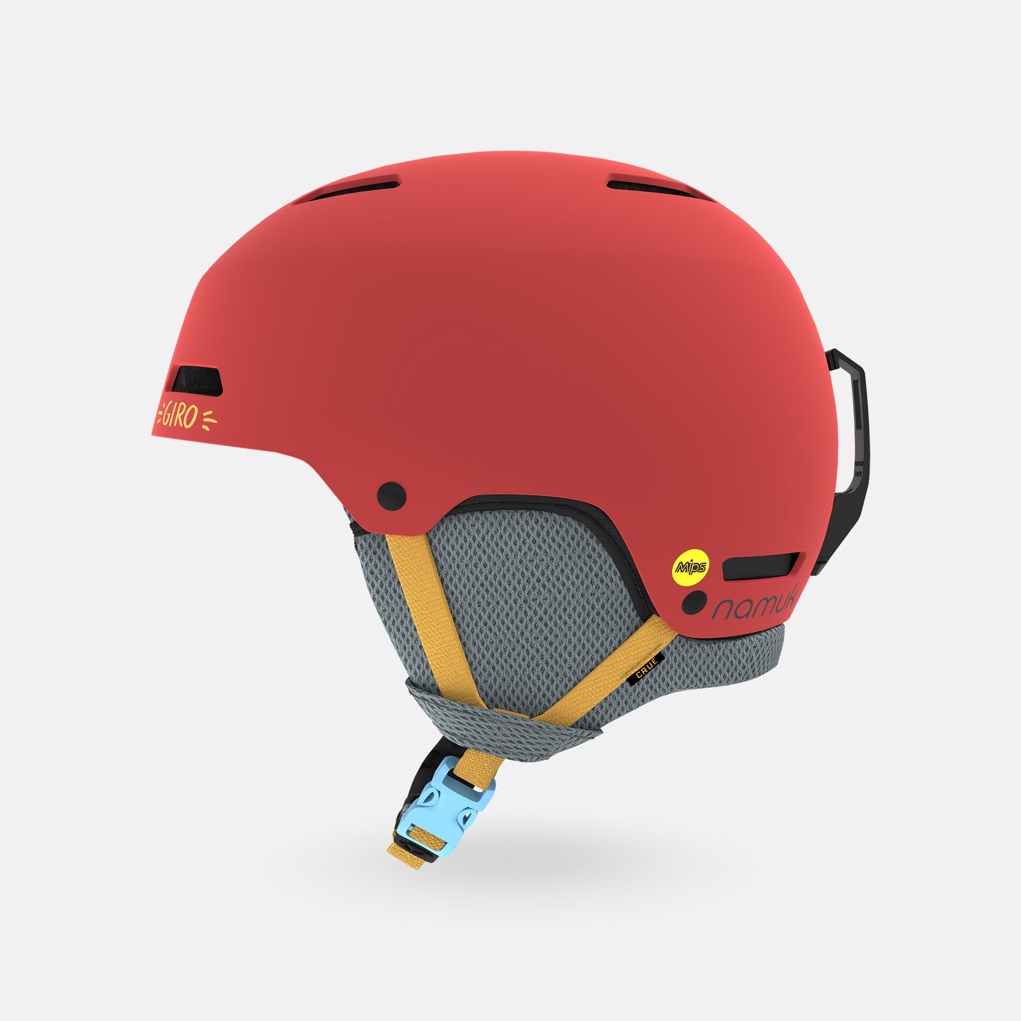 size XS/S red New Giro Launch ASTM-Approved junior ski helmet