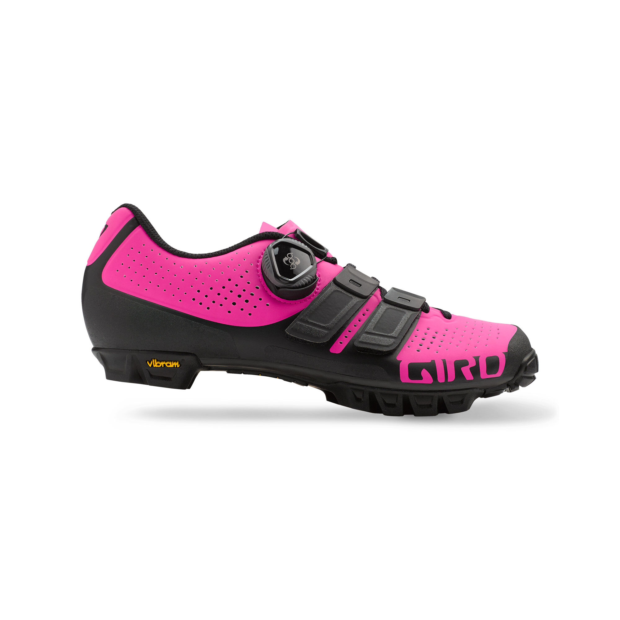 Giro Riela Women's Cycling Shoe Black/Pink Multiple Sizes MTB 