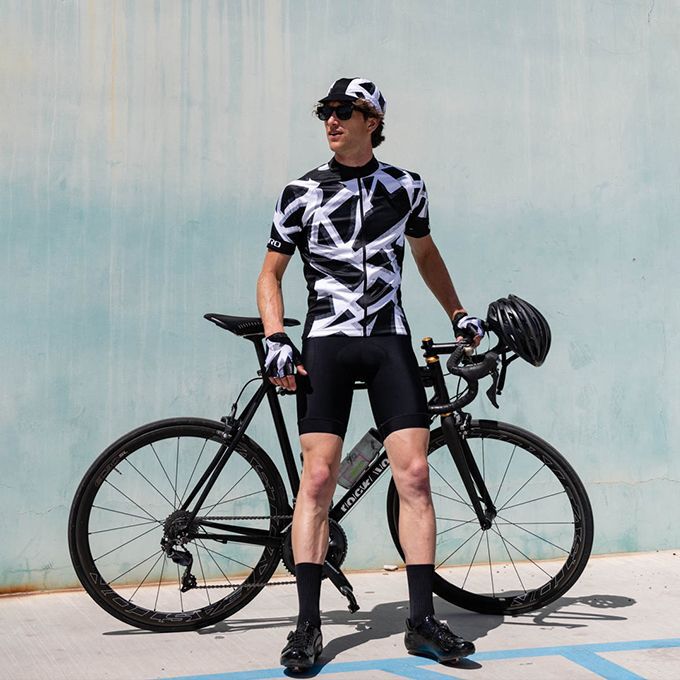Cotton cycling jersey store