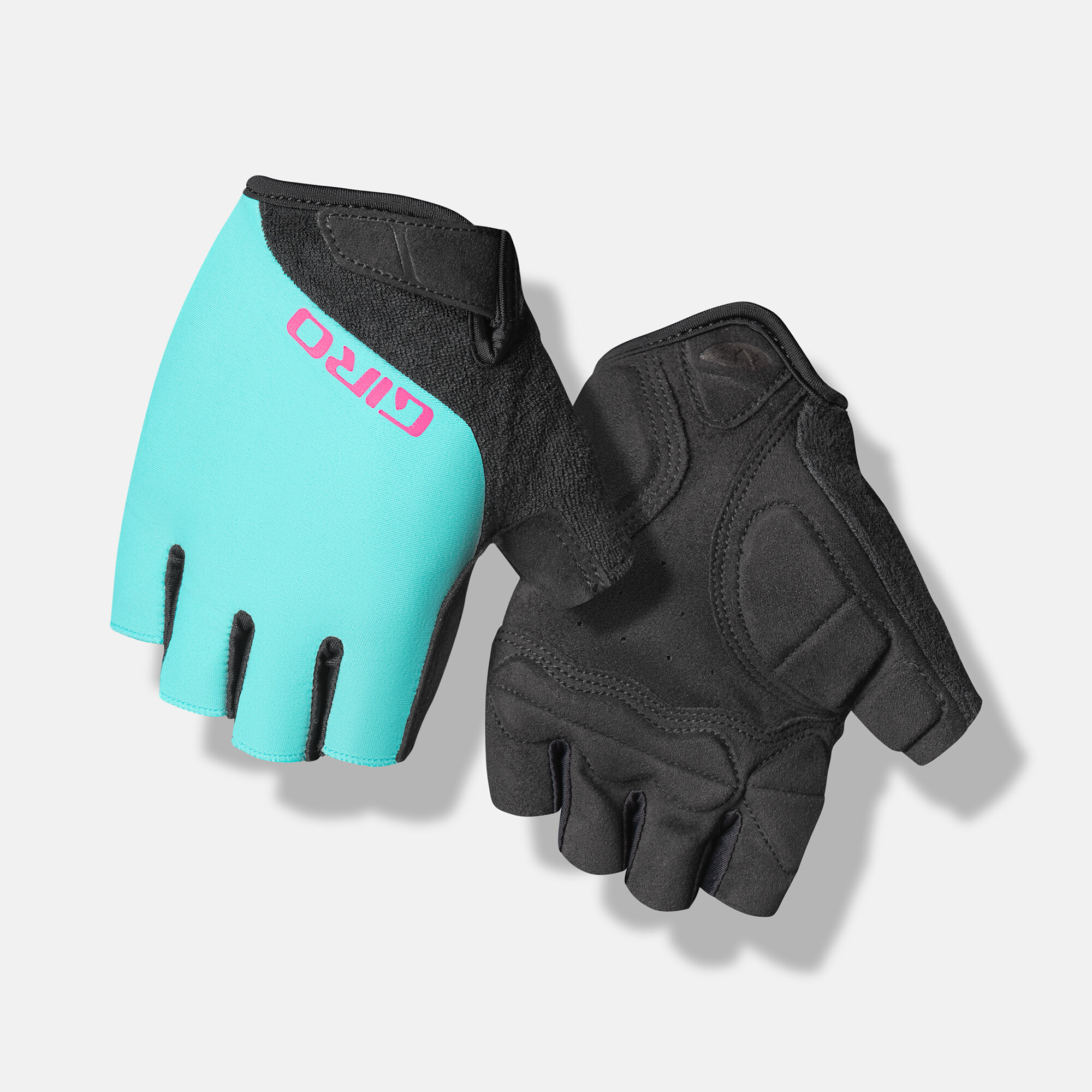 Black Fingerless Cycle Gloves Large Giro Monica Womens Mitts 