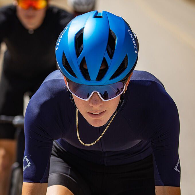 Giro Eclipse helmet in action Giro Eclipse helmet in action
