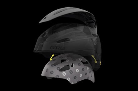 Giro Camden MIPS Illuminated Cycling Helmet Matte Titanium Medium 