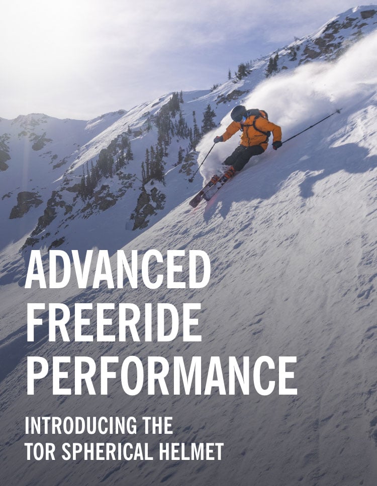 ADVANCED FREERIDE PERFORMANCE: INTRODUCING THE TOR SPHERICAL HELMET