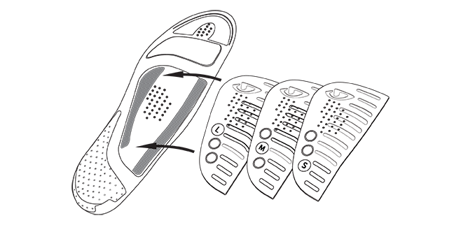 Giro arch support hotsell