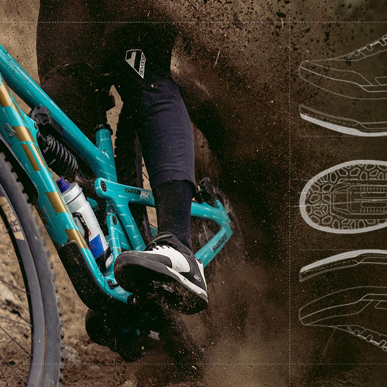 Giro Chamber III shoes in action on a dirt bike track