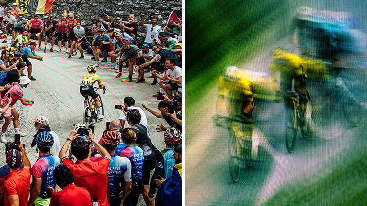 Simon Yates racing at Colle delle Finestre- Giro d'Italia