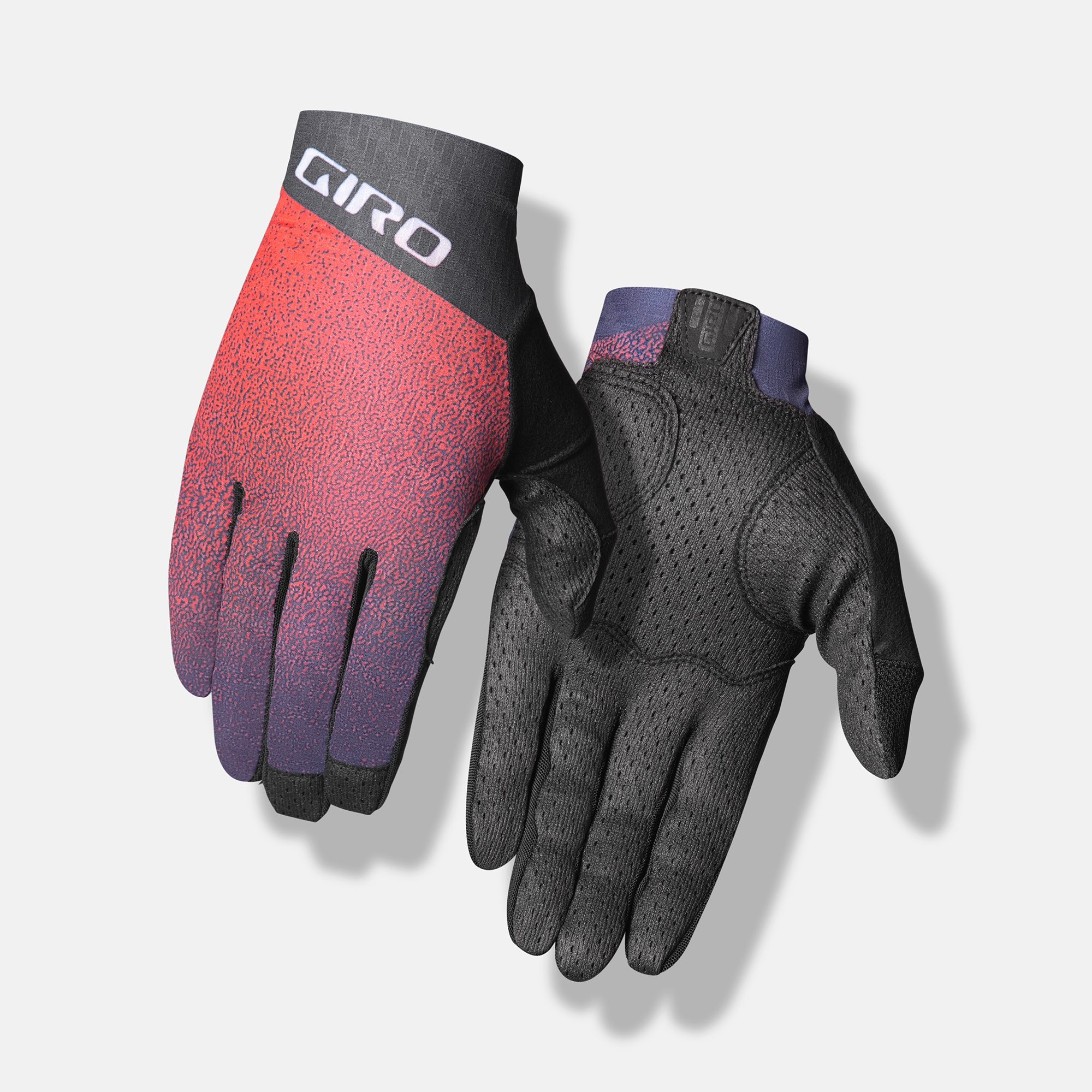 Giro Rivet II Bike Glove orange 2018 Full finger bike gloves 